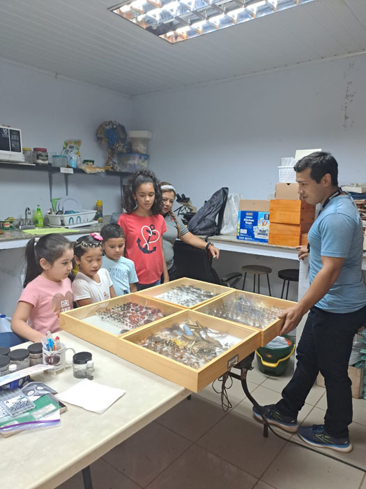 Niños y niñas del Centro Infantil Universitario visitan el MUPADI